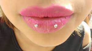 Labret Horizontal Lip Piercing Lip Piercing Lip Piercing Jewelry Vertical Labret Piercing