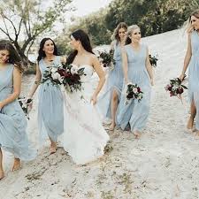 Pin On Blue Bridesmaid Dresses Weddings