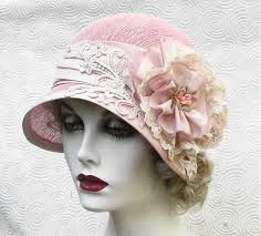 Cloche Hat in Shabby Chic Pink