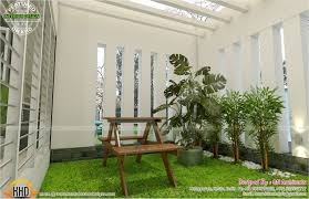 Stunning Courtyard Interior Wall Decorating Ideas Decorecord Kerala House Design Model House Plan Classic House Design