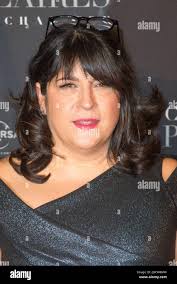 Autor Erika Leonard James attends Fifty Shades Freed world premiere at  Salle Pleyel