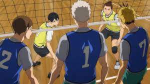 Date Tech Comes Over To Karasuno For A Practice Match Haikyuu To The Top Youtube
