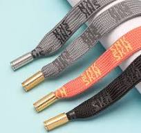 Custom logo Text Silk Printed Flat Round Polyester Silicone Dipped Hoodie  Draw Cord String Drawstring Drawcord for Hoodie