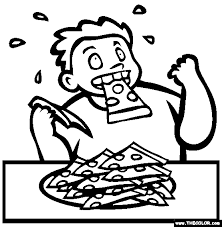 Coloring is a very useful hobby for kids. Competitive Eating Coloring Page Free Competitive Eating Online Coloring