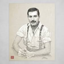 As the frontman of queen, mercury was one of the most talented. Freddie Mercury Art Print By Lucian Fatu