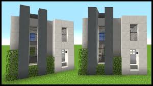Simple Compact Modern House Minecraft Tutorial