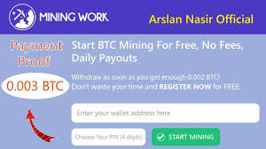 Bitcoin Cloud Mining Free 2019 Miningwork Io New Free Bitcoin Cloud Mining Site 2019 Earn 0 003 Bit Cloud Mining Free Bitcoin Mining Bitcoin