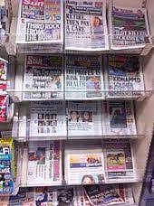 This shows that a tabloid is smaller than broadsheet in size. Tabloid Newspaper Format Wikipedia