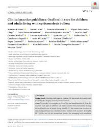 You don't have an account yet? Pdf Clinical Practice Guidelines Oral Health Care For Children And Adults Living With Epidermolysis Bullosa