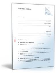 Vorlage für einen wohnraummietvertrag ✓ kostenloses muster zum download oder individueller vertrag für ihre konkrete situation. Fotomodel Vertrag Rechtssicheres Muster Zum Download