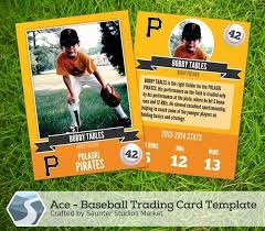 Word Trading Card Template Beautiful Ace Baseball Trading Card 2 5 X 3 5 Shop By Trading Card Template Baseball Card Template Baseball Trading Cards
