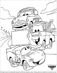 cars free printable coloring page coloring library