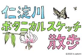 仁淀川ボタニカルスケッチ散歩 第1回 山笑う初夏の名野川の巻 仁淀ブルー通信