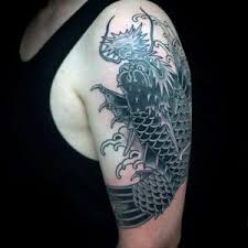The inspirational best red and blue koi tattoos for on your sleeve, arm or thigh. 42 Unique Koi Fish Tattoo Ideas Designs Japanese Tattoo Arts