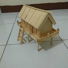 Tempatpensil #pensilcase #kotakpensilstikeskrim video kali ini adalah tentang membuat sebuah prakarya menggunakan stik es. Jual Prakarya Maket Miniatur Rumah Adat Kalimantan Barat Dari Stik Es Krim Kota Bekasi Rafkizaf Tokopedia