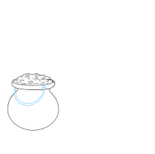 How To Draw A Pot Of Gold Really Easy Drawing Tutorial Drawing Tutorial Easy Pot Of Gold Easy Drawings