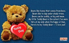Happy Teddy Bear Day Shayari In Hindi Teddy Day Sms For Girlfriend In Hindi Teddy Day Happy Teddy Bear Day Happy Teddy Day Images
