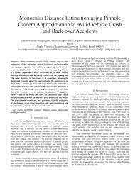 Aliexpress carries many camera parking lot related products, including camera reverse dvd , camera view with monitor , camera reverse to mirror , monitor for rear. Pdf Monocular Distance Estimation Using Pinhole Camera Approximation To Avoid Vehicle Crash And Back Over Accidents