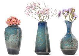Learn how to choose vases as well as how you can incorporate them into your home decor. Amazon Com Ceramic Flower Vases Set Of 3 Special Design Style Of Flambed Glazed Decorative Modern Floral Vase For Home Decor Living Room Centerpieces And Events Home Kitchen