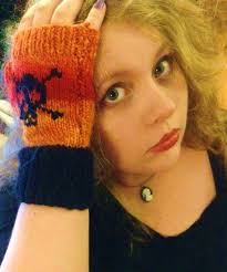 Hi everyone, A pair of fingerless mittens I thought you may like to see.  Designed, spun and knitted by me. The colours are natural dyes