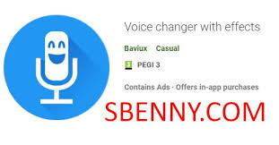 Voice Changer With Effects Full Version Unlcked Mod Apk