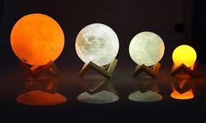 Rechargeable Led Night Light Moon Lamp 3d Print Moonlight Luna 2 Color Ecenturydeals Com Moon Light Lamp Lamp Night Light