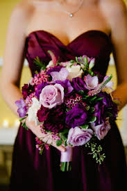 Purple Silver Autumn Wedding Tracy Tim Dark Purple Wedding Purple Wedding Bouquets Dark Purple Bridesmaid Dresses