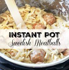 Insanely Easy And Super Delicious Instant Pot Recipe For Swedish Meatballs Stroganoff Style Mak Instant Pot Dinner Recipes Pressure Cooker Recipes Pot Recipes