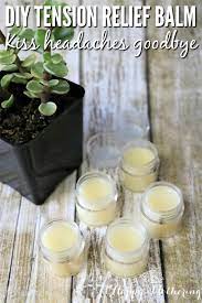 Diy Headache And Tension Relief Balm Natural Headache Remedies Tension Relief Migraines Remedies