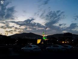 سماء دمشق بعد رفع أذان المغرب اليوم اللهم احفظ أهلها من كل شر وتقبل طاعتهم وارفع عنهم البلاء الله يتقبل منكم أصدقاءنا منشن لرف cn tower tower landmarks