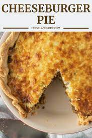 Cheeseburger Pie Recipe Chisel Fork Rezept Rezepte Cheeseburger Essen
