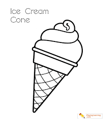 Download Ice Cream Cone Coloring Pages For Kids Drawing With Crayons