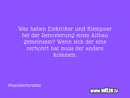 Elektriker werkzeug und maschinen für die elektroinstallation für ihre bessere umsetzung der projekte. Was Haben Elektriker Und Klempner Bei Der Lustige Witze Und Spruche Www Witze Tv