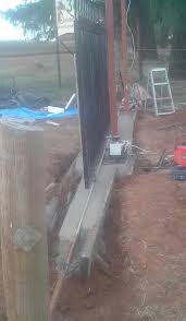 Gates for electric fencing require special installation procedures to keep electricity flowing to each side. Electric Fence And Gate Motors Installations Home Facebook