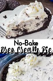 Oreo Cream Pie Oreo Cream Pies Easy Pie Recipes Baking
