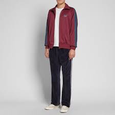 Needles Track Jacket Maroon End