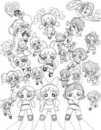 Powerpuff girls mermaid coloring book teenage blossom teenage bliss meet. Powerpuff Girls Coloring Pages Bliss Coloring And Drawing