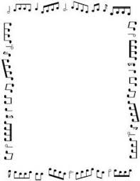 Black And White Kids Border Music Symbols Borders Clipart Clipart Kid Borders And Frames Music Border Page Borders Free