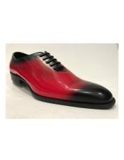 Seen multiple times on every red carpet in the past few years, the minimal sandal (usual one slight toe strap paired. Men S Fashion Two Toned Black Red Dress Shoe