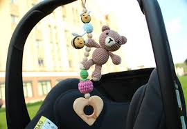 Bear Bees Hanging Toy Car Seat Toy Pram Toy Stroller Toy Crib Toy Car Seat Toys Pram Toys Baby Gym Toys
