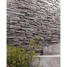 Plaquette De Parement Odyssee 20 En Beton Gris Anthracite Terrasse Design Bardage Maison Mur Exterieur