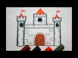 burg zeichnen lernen hauser malen fur kinder how to draw a castle kak narisovat zamok yo zeichnen lernen fur kinder zeichnen lernen zeichenvorlagen