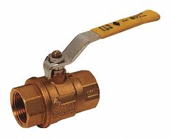 Imported Brass Ball Valve,1/4" - Grainger