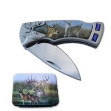 Couteau Coffret Cerfs Personnalise Knife Pocket Knife Pocket