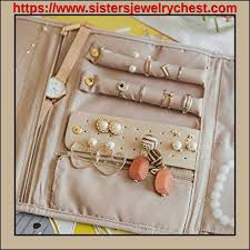 Bagsmart Travel Jewelry Organizer Roll Foldable Jewelry Case For Journey Rings Necklaces Travel Jewelry Organizer Rolls Jewelry Roll Travel Jewelry Case