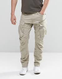 These quality denim tapered pants are both, machine and hand washable, making them great for maintenance. G Star Rovic Zip Cargo Pants 3d Tapered Beige Mens Outfits Pants Outfit Men Cargo Pants Men