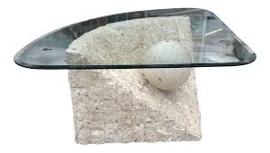 We begin with coffee tables that celebrate the surface of stone without the distraction of other elements. Vintage Postmodern Tessellated Stone Coffee Table Chairish