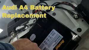 Changing Battery On A 2013 Audi A4 Quattro Youtube