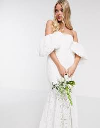 New Dresses In The Bridal Shop At Asos Wedding Dresses For Budget Brides In 2021 Wedding Dresses Lace Mini Wedding Dresses Affordable Wedding Dresses