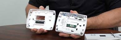 The thermostat comes with a sliding battery compartment and you do not have to open the cover from the base plate to replace the battery. How To Change Batteries In Honeywell Thermostat The Easiest Ways